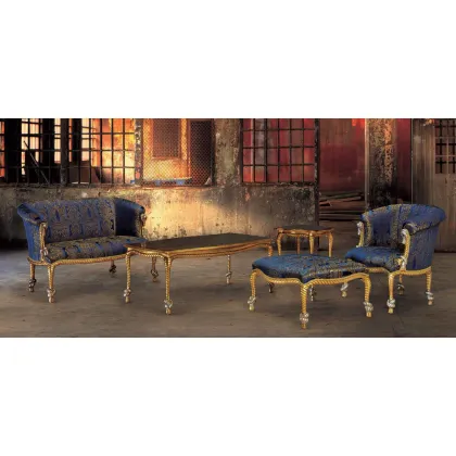 Zdjęcie Elitarna sofa w stylu antycznym do pięknego salonu - Morello Gianpaolo