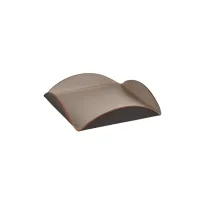 Picture Original leather stand 20x20xH2.5 cm in cappuccino color
