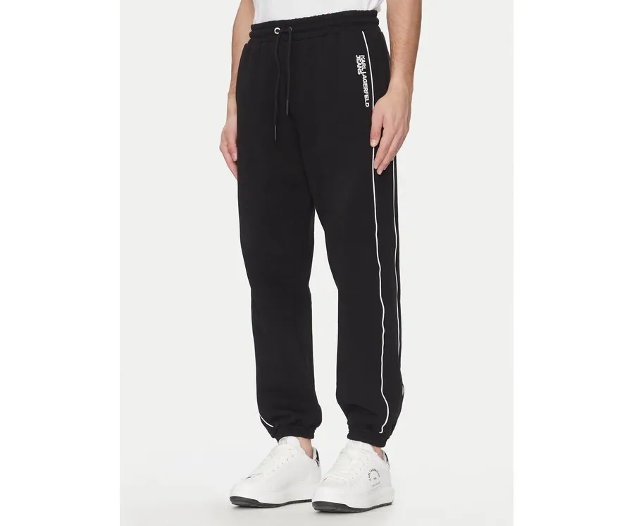 obrazek 1 Karl Lagerfeld Jeans Spodnie dresowe A2M10098 Czarny Regular Fit