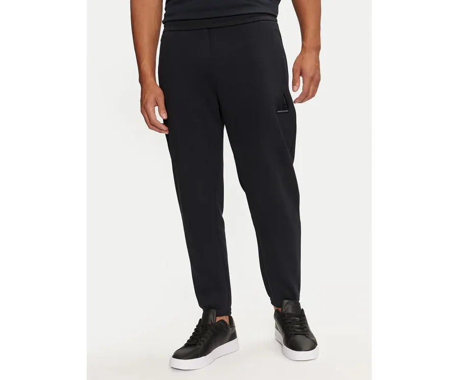 obrazek 1 Armani Exchange Spodnie dresowe 6DZPJA ZJNKZ 1510 Granatowy Regular Fit