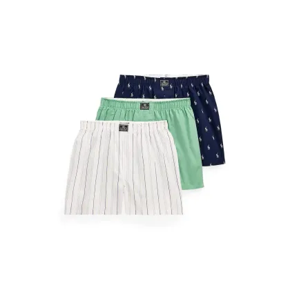Zdjęcie Polo Ralph Lauren bokserki bawełniane 3-pack kolor granatowy 714830273