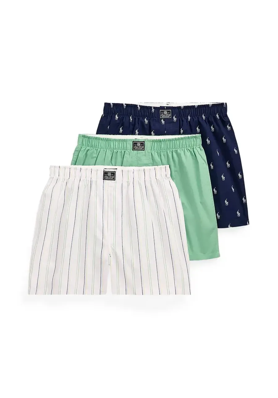 obrazek 1 Polo Ralph Lauren bokserki bawełniane 3-pack kolor granatowy 714830273