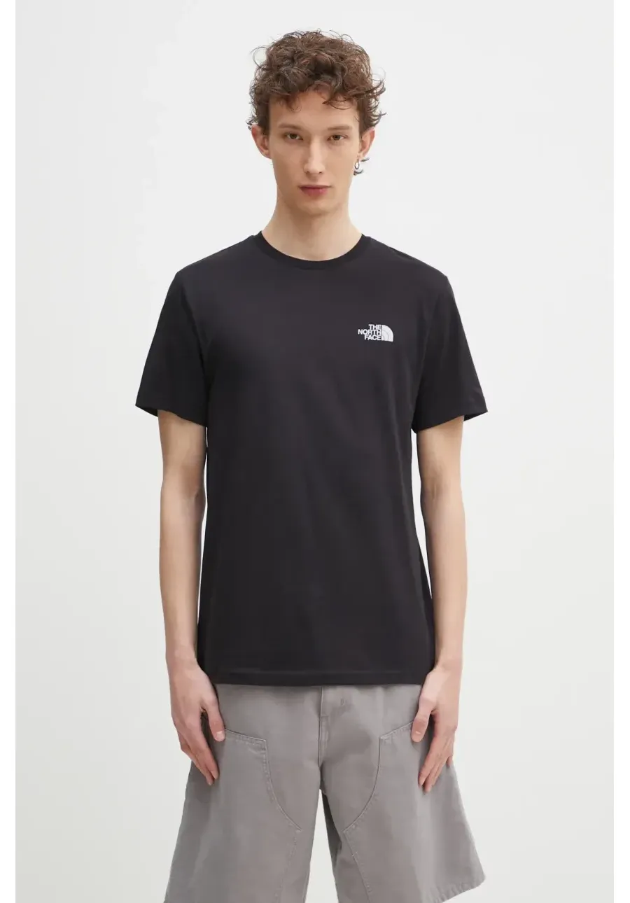 obrazek 1 The North Face t-shirt bawełniany Reflective Box męski kolor czarny z nadrukiem NF0A8C4VU1H1