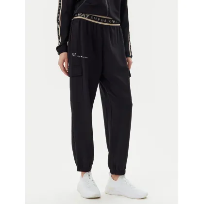 Zdjęcie EA7 Emporio Armani Spodnie dresowe 7W000282 AF12501 UC001 Czarny Loose Fit