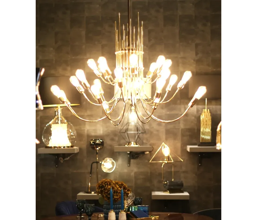 obrazek 1 Efektowna lampa wisząca z mosiądzu Octus marki CreativeMary