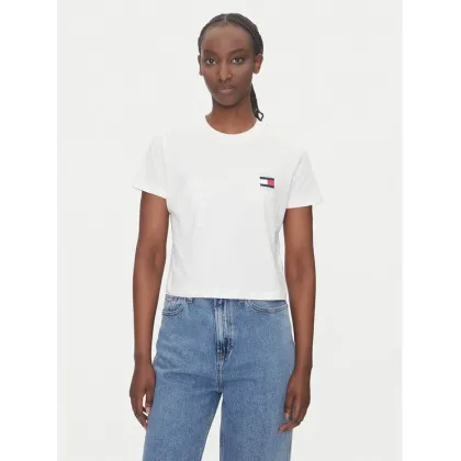 Zdjęcie Tommy Jeans T-Shirt DW0DW21423 Biały Regular Fit