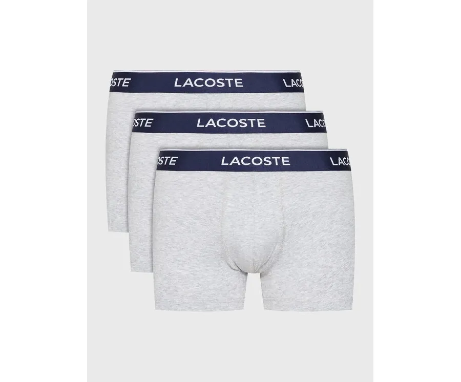 obrazek 1 Lacoste Komplet 3 par bokserek 5H3389 Szary
