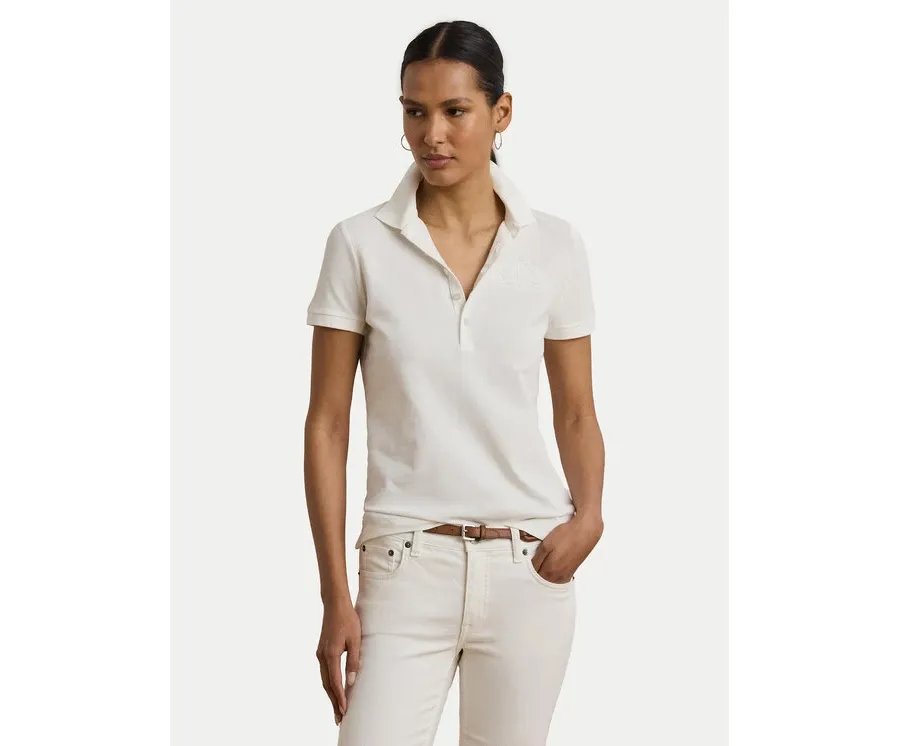 obrazek 1 LAUREN RALPH LAUREN Polo 200966128001 Biały Slim Fit