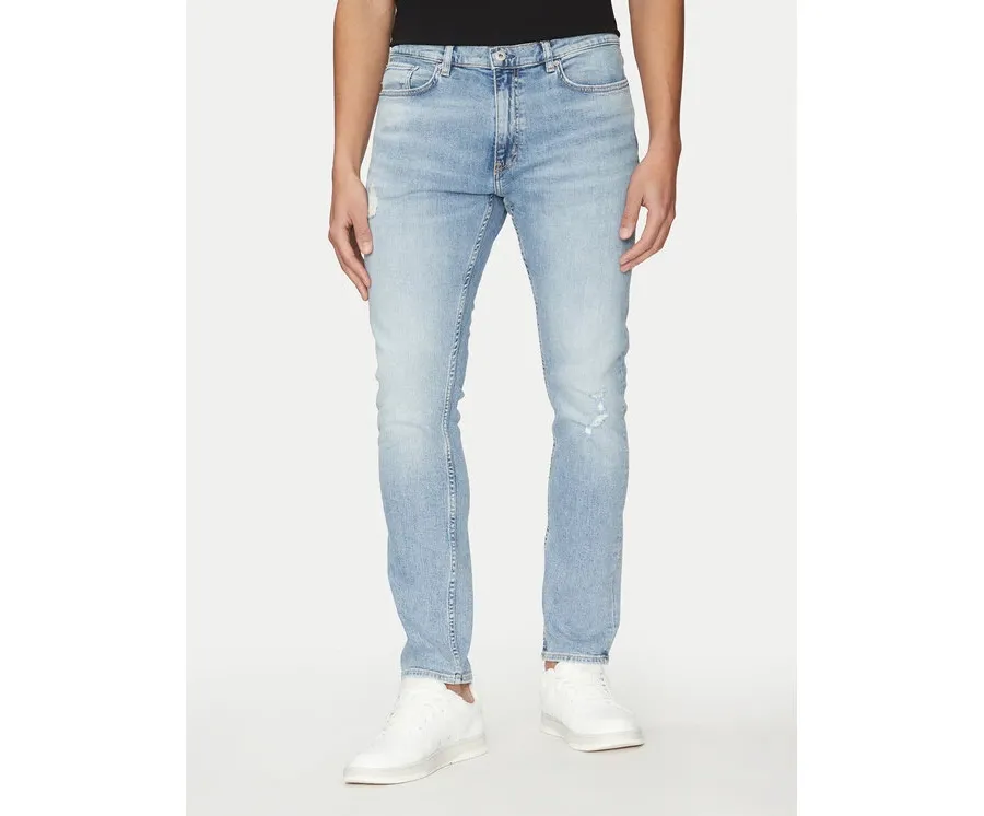 obrazek 1 HUGO Jeansy Zane 50529117 Niebieski Extra Slim Fit