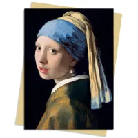 Picture Greeting Card Package (Johannes Vermeer: Girl with a Pearl Earring) - Flame Tree Publishing