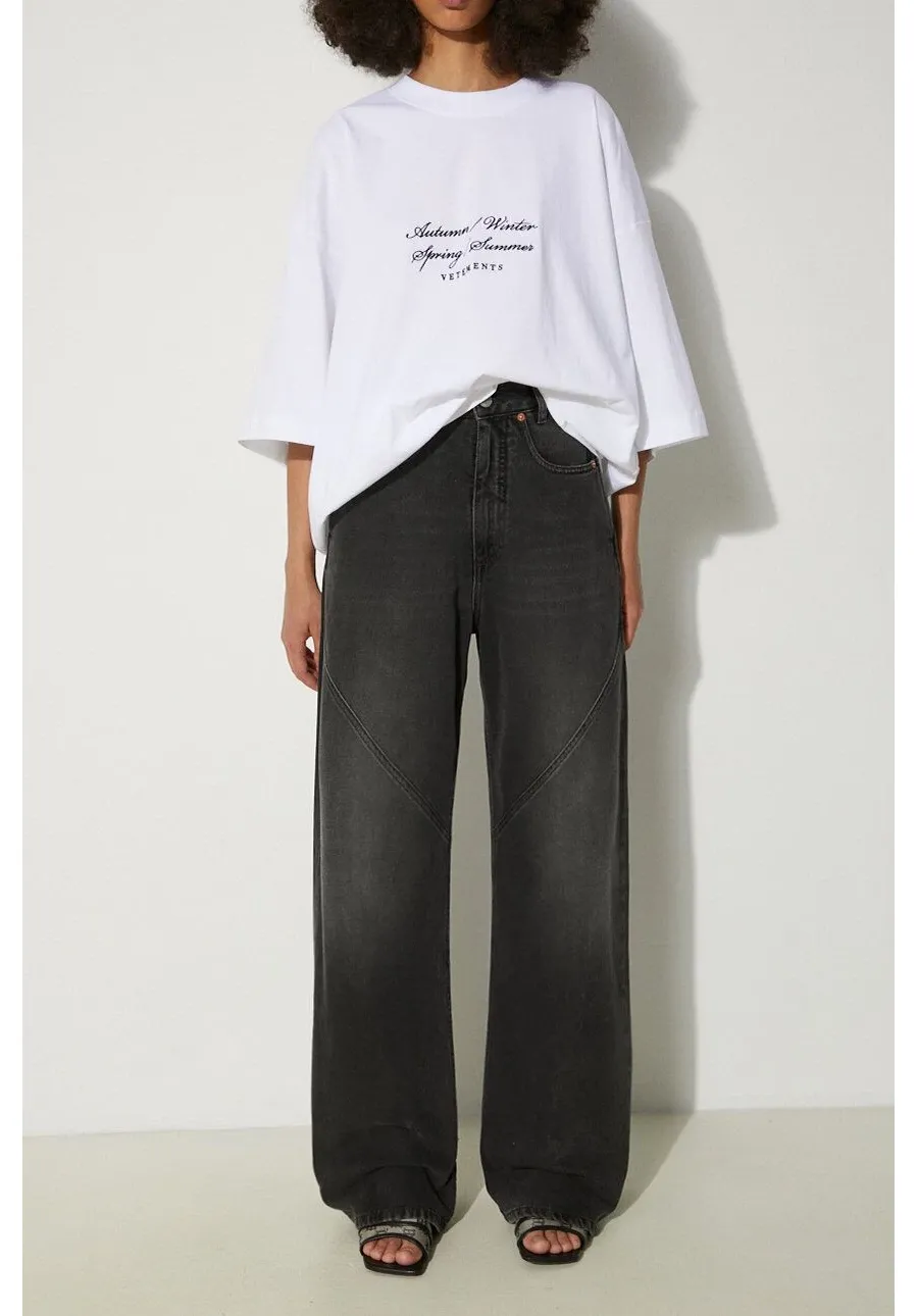 obrazek 1 MM6 Maison Margiela jeansy damskie high waist S62LB0160