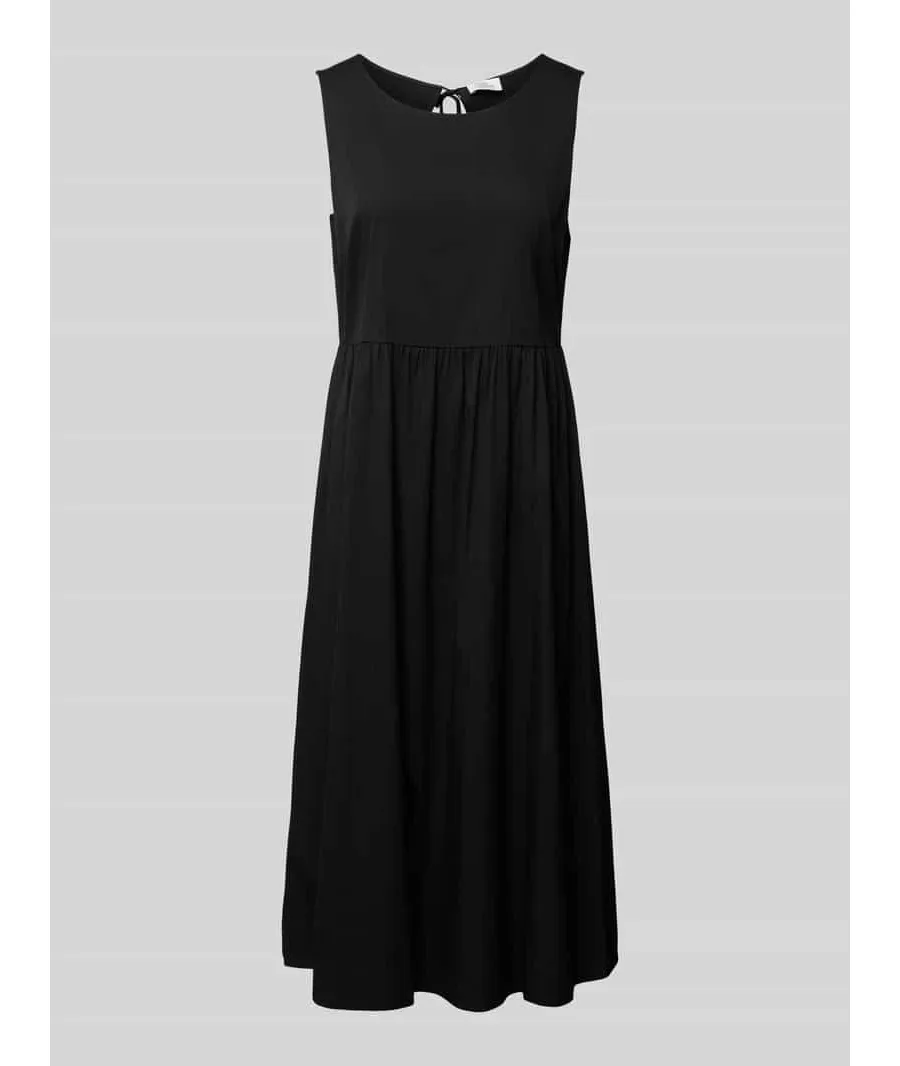 obrazek 1 Sukienka midi z okrągłym dekoltem