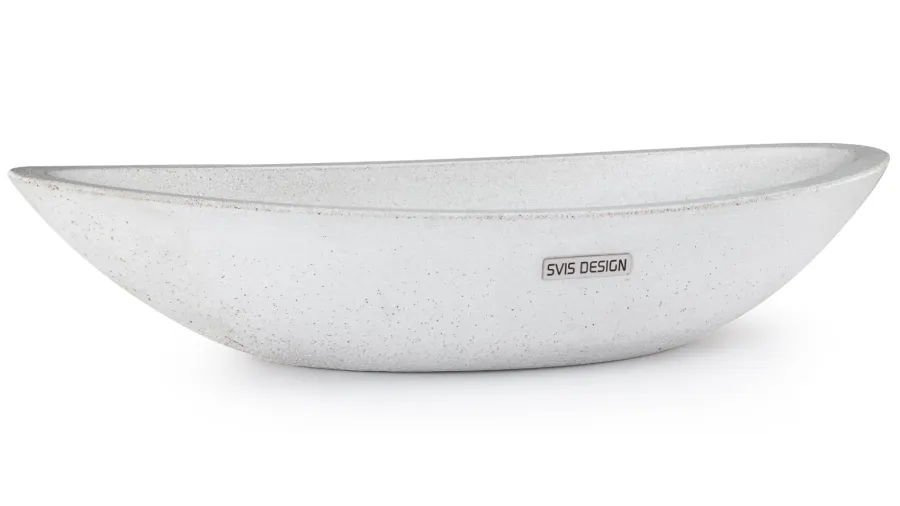 obrazek 1 Luksusowa umywalka 60 cm ORION BASIC – naturalny, bez dekoru, bez lakieru