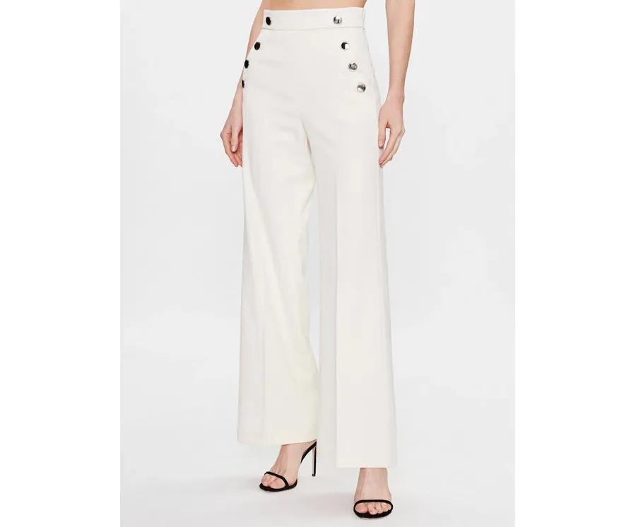 obrazek 1 Marella Spodnie materiałowe Hiamre 2331310631 Écru Loose Fit