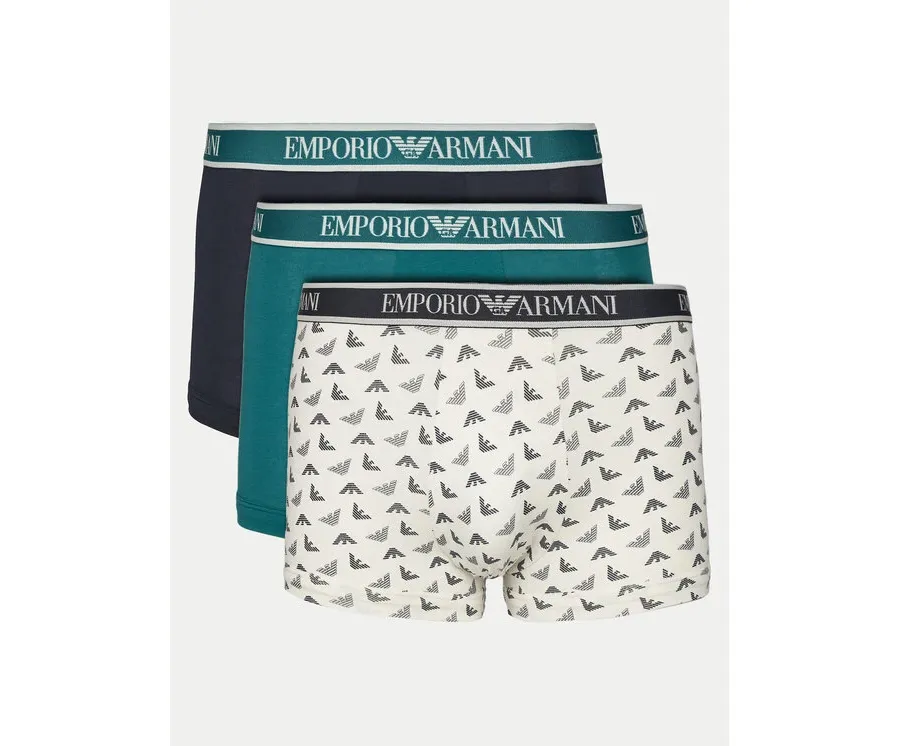 obrazek 1 Emporio Armani Underwear Komplet 3 par bokserek EM000370 AF10779 MB092 Kolorowy