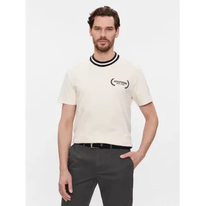 Zdjęcie Tommy Hilfiger T-Shirt Laurel MW0MW33681 Beżowy Regular Fit