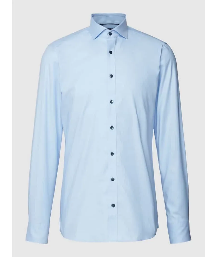 obrazek 1 Koszula biznesowa o kroju slim fit z diagonalu