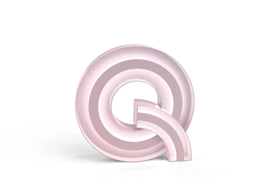 obrazek 1 Luksusowa neonowa litera Q