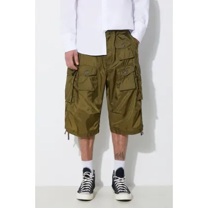 Zdjęcie Engineered Garments szorty FA Short męskie kolor zielony OR276.DZ027