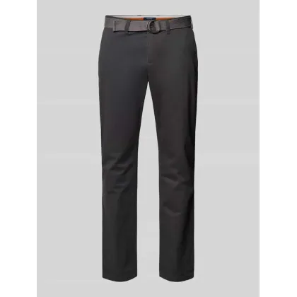 Zdjęcie Chinosy o kroju slim fit z paskiem