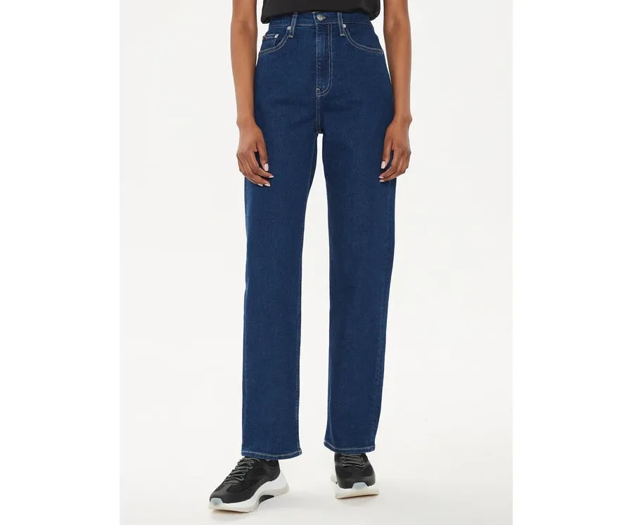 obrazek 1 Calvin Klein Jeans Jeansy J20J223659 Granatowy Straight Fit