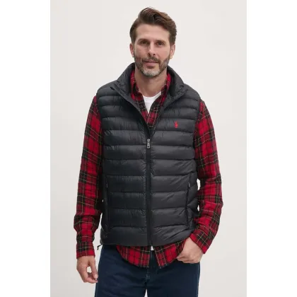 Zdjęcie Polo Ralph Lauren bezrękawnik męski kolor czarny przejściowy 710949962