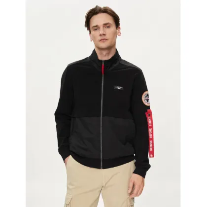 Zdjęcie Aeronautica Militare Bluza 241FE1864J631 Czarny Regular Fit