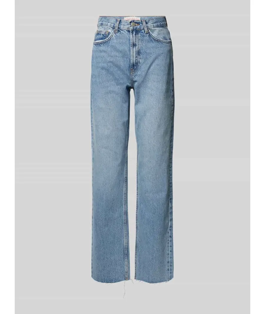 obrazek 1 Jeansy z prostą nogawką i 5 kieszeniami model ‘ONLRILEY’