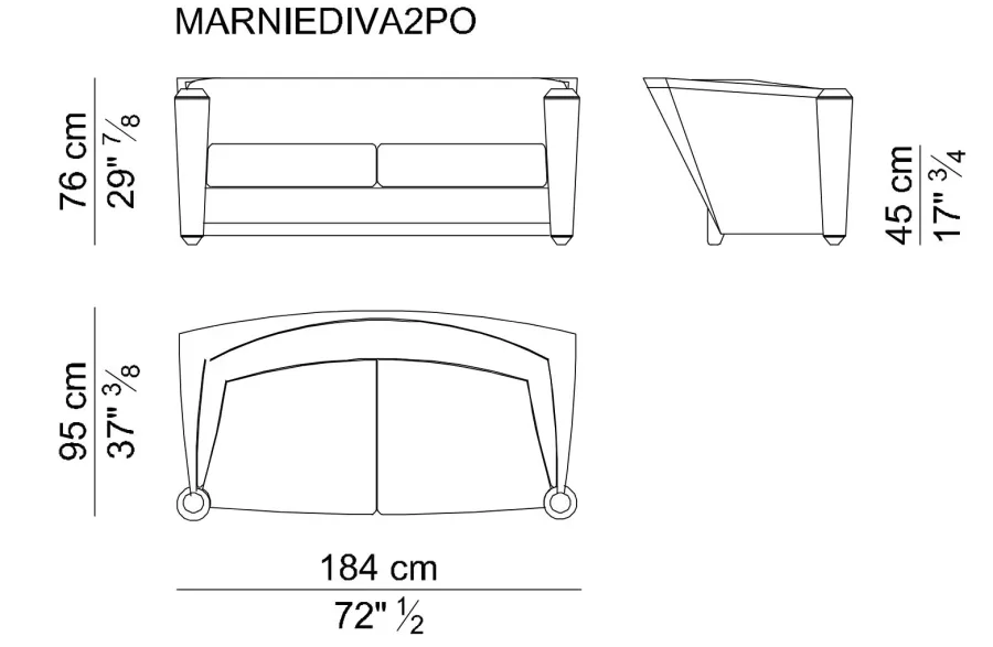 obrazek 3 Mała sofa do gabinetu