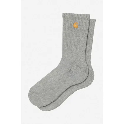 Zdjęcie Carhartt WIP skarpetki Chase Socks kolor szary I029421.GREY.HEATH