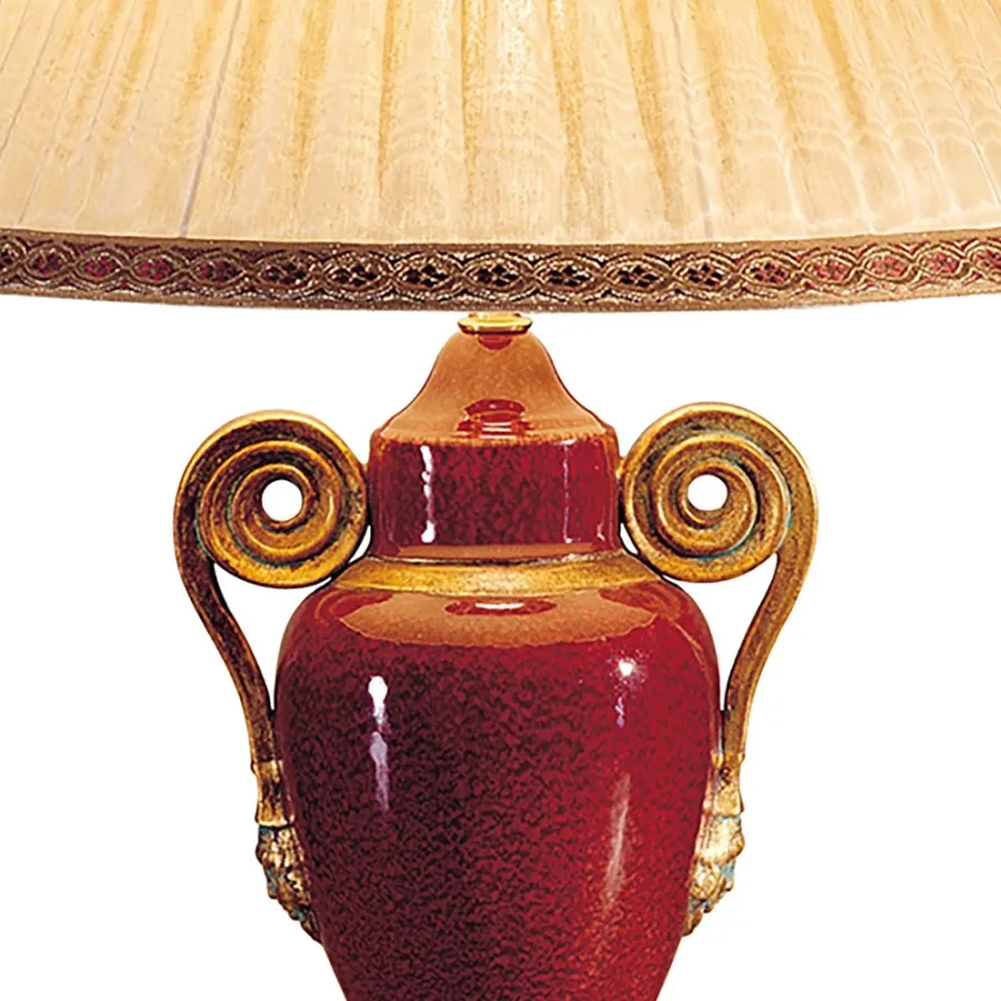 obrazek 3 Genialna lampa stołowa z ceramiki H.38xL.18xP.24 cm
