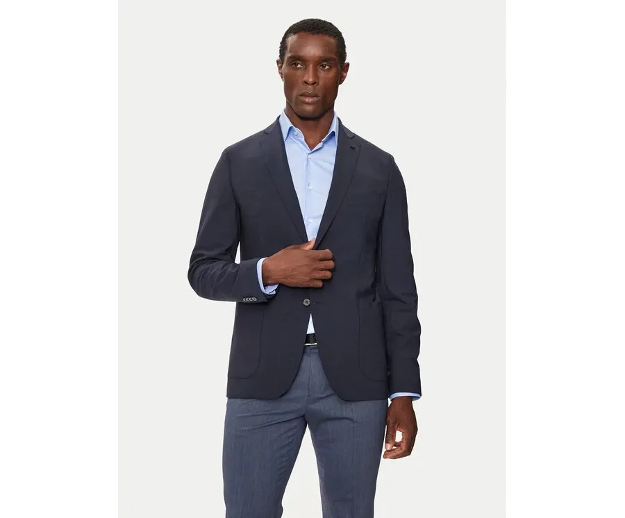 obrazek 1 Michael Kors Marynarka MK0SB01003 Granatowy Slim Fit