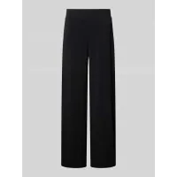 Zdjęcie Spodnie materiałowe z prostą nogawką i elastycznym pasem