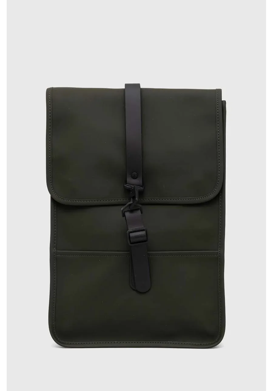 obrazek 1 Rains plecak 13020 Backpacks kolor zielony duży gładki