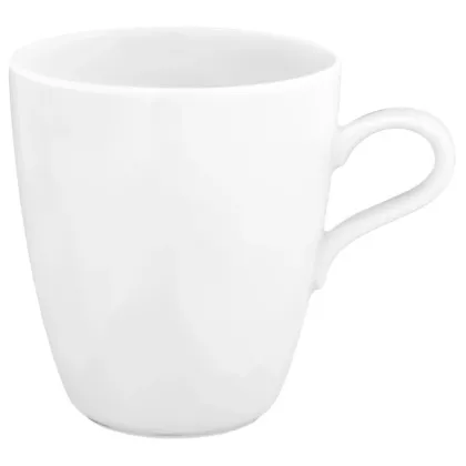 Zdjęcie Porcelanowy biały kubek w stylu nowoczesnym - Seltmann Weiden