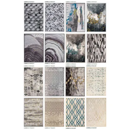 Picture Viscose rug with a geometric effect - Sitap