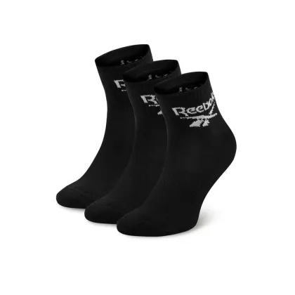 Zdjęcie Reebok Zestaw 3 par wysokich skarpet unisex R0427-SS24 (3-pack) Czarny