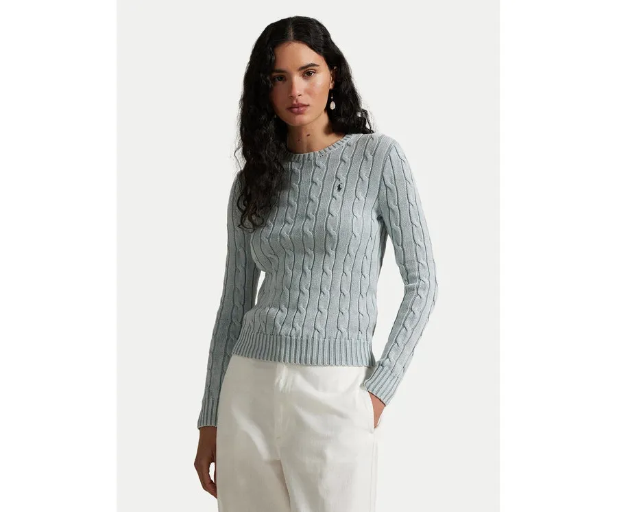 obrazek 1 Polo Ralph Lauren Sweter 211935303009 Błękitny Slim Fit