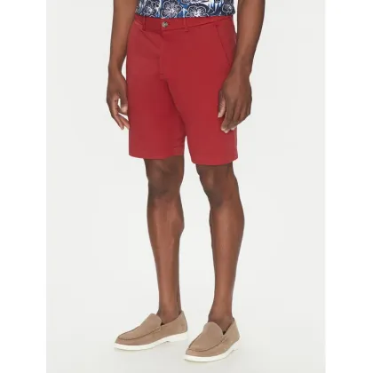 Zdjęcie Hechter Paris Szorty materiałowe 26664 151365 Czerwony Regular Fit