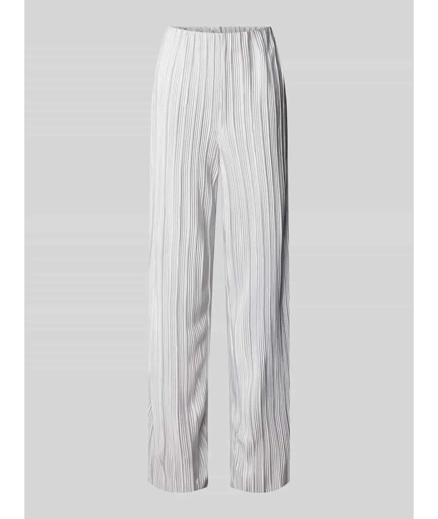 obrazek 1 Spodnie plisowane z szeroką nogawką model ‘PLIS’