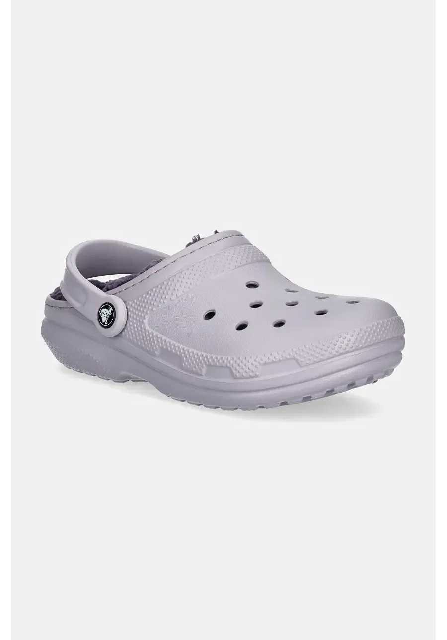 obrazek 1 Crocs klapki Classic Lined Clog damskie kolor różowy 203591