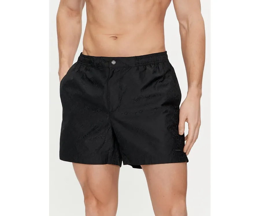 obrazek 1 Calvin Klein Swimwear Szorty kąpielowe KM0KM00943 Czarny Regular Fit