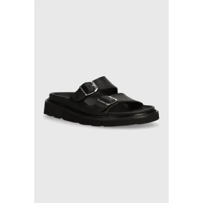 Zdjęcie Kenzo klapki skórzane Matto Mules damskie kolor czarny FE52MU040L62.99