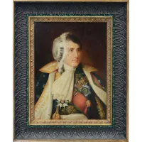 Picture An ironic image of Napoleon who got hit in the face with a cake - Angelo Granati