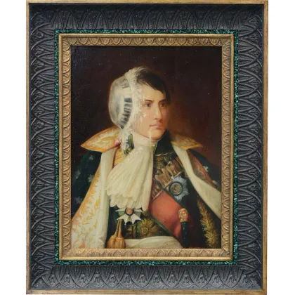 Zdjęcie Ironiczny obraz Napoleona, który dostał ciastem w twarz - Angelo Granati