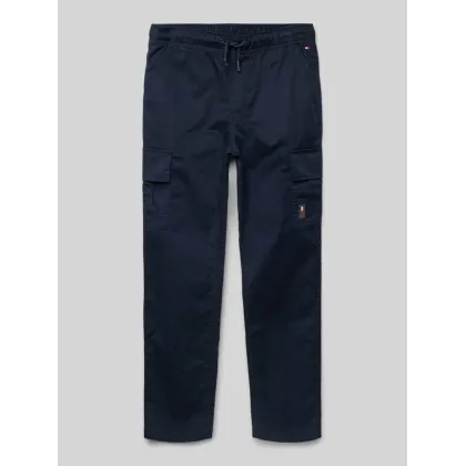 Zdjęcie Spodnie cargo o kroju regular fit z naszywką z logo