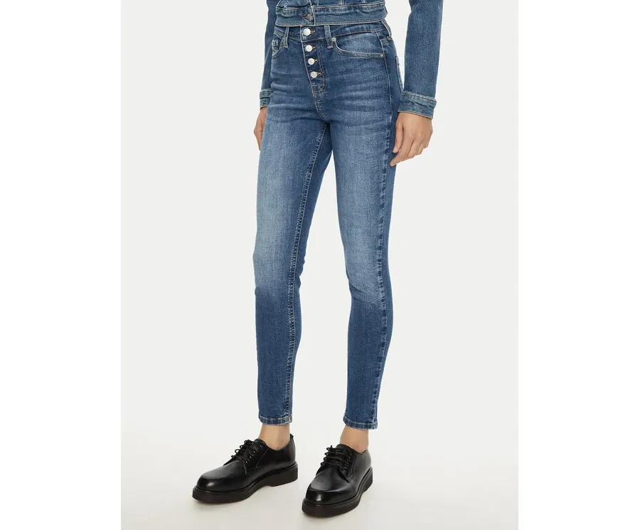 obrazek 1 Tommy Jeans Jeansy Nora DW0DW19546 Niebieski Skinny Fit