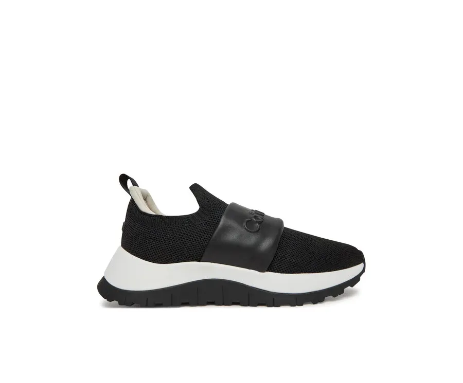 obrazek 1 Calvin Klein Sneakersy Runner Slip On - He Nappa HW0HW02415 Czarny