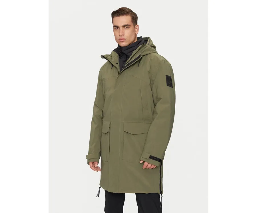 obrazek 1 Halti Kurtka zimowa Bergga 065-0426 Zielony Relaxed Fit