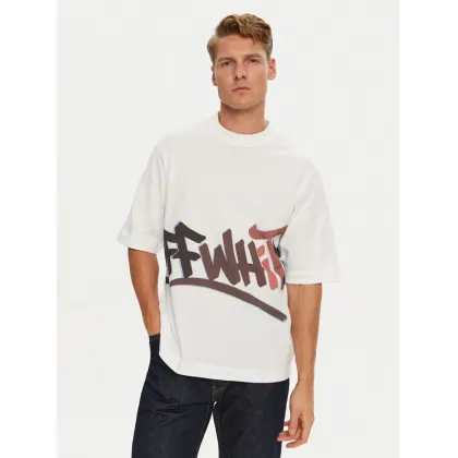 Zdjęcie Off-White T-Shirt OMAA119G21JER0050129 Biały Regular Fit